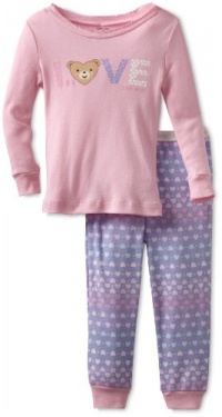 Calvin Klein Girls 2-6x Ck 2 Piece Love Set, Pink, 3T Calvin Klein Girls 2-6x Ck 2 Piece Love Set, Pink, 3T