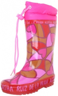 Agatha Ruiz De La Prada Kids 121999 Rain Boot (Toddler/Youth),Fuschia,25 (US 9 Toddler) M US