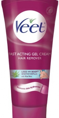 Veet Gel Cream Sensitive Formula Hair Remover With Aloe Vera And Vitamin E, 6.78 Ounce