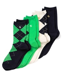 Two pairs of classic trouser socks from Ralph Lauren. Style #33580PK Two pairs of classic trouser socks from Ralph Lauren. Style #33580PK
