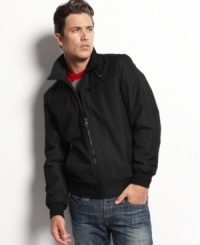 Take the edge off. Stay comfortable, dry and have cool-kid style all at the same time with this water-resistant moto jacket from Buffalo David Bitton. Take the edge off. Stay comfortable, dry and have cool-kid style all at the same time with this water-resistant moto jacket from Buffalo David Bitton.