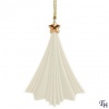 Lenox Pleated Tree Ornament