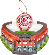 Kurt Adler 3-3/4-Inch Boston Red Sox Fenway Park with Baseball Ornament Kurt Adler 3-3/4-Inch Boston Red Sox Fenway Park with Baseball Ornament