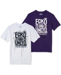 One of the many lessons that one learns in life is that you can never have enough t-shirts. Add this one to your collection by Ecko Unltd. One of the many lessons that one learns in life is that you can never have enough t-shirts. Add this one to your collection by Ecko Unltd.