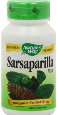 Nature's Way Sarsaparilla Root Capsules 425 mg, 100-Count Nature's Way Sarsaparilla Root Capsules 425 mg, 100-Count