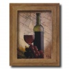 Grapes And Wine Kitchen Tuscan Contemporary Picture Art Print