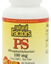 Natural Factors Phosphatidylserine 100mg Softgels, 60-Count