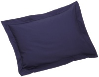Fresh Ideas Tailored Poplin Pillow 2 Pack Sham Standard, Navy