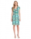 Jones New York Women's Faux Wrap Dress