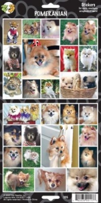 Pet Qwerks S35 Pomeranian Dog Sticker Pet Qwerks S35 Pomeranian Dog Sticker