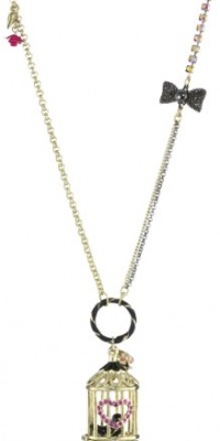 Betsey Johnson Pendants and Bangles Bird Cage Long Pendant Necklace Betsey Johnson Pendants and Bangles Bird Cage Long Pendant Necklace