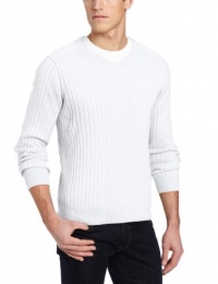 Kenneth Cole Men's Ribbed V Neck Sweater Kenneth Cole Men's Ribbed V Neck Sweater