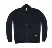 Ralph Lauren Denim & Supply Men Shawl Jersey Cardigan Sweater (XL, Black) Ralph Lauren Denim & Supply Men Shawl Jersey Cardigan Sweater (XL, Black)