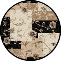 Home Dynamix Optimum 11025-450 Black 7-Feet 10-Inch Round Transitional Area Rug Home Dynamix Optimum 11025-450 Black 7-Feet 10-Inch Round Transitional Area Rug