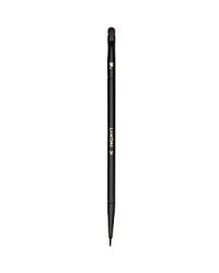 This versatile dual-ended brush is the ideal partner to all eye shadows and gel eyeliners. Designed with two sides for portability and convenience: the sleek tip applies shadow and gel eyeliner precisely and evenly to the perimeter of the eye, while the tapered, flat rounded side perfectly smudges shadow or gel eyeliner for a smoky, softly lined look. This versatile dual-ended brush is the ideal partner to all eye shadows and gel eyeliners. Designed with two sides for portability and convenience: the sleek tip applies shadow and gel eyeliner precisely and evenly to the perimeter of the eye, while the tapered, flat rounded side perfectly smudges shadow or gel eyeliner for a smoky, softly lined look.