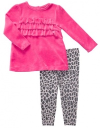 Carter's Infant Two Piece Pant Set - Hot Pink-12 Months Carter's Infant Two Piece Pant Set - Hot Pink-12 Months