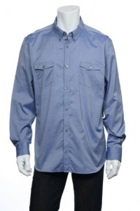 Calvin Klein Noble Blue LS Button Down Shirt Calvin Klein Noble Blue LS Button Down Shirt