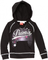 Puma - Kids Girls 2-6x Puma Burst Pullover Sweater, Black, 6 Puma - Kids Girls 2-6x Puma Burst Pullover Sweater, Black, 6