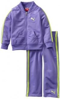 Puma - Kids Girls 2-6x Tricot Track Jacket And Pant Set, Purple Opu, 4T