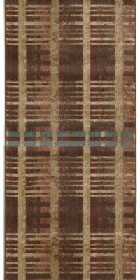 Nourison Zanibar Multicolor Stripe  2.3-Feet by 8-Feet Polyacrylic Runner Rug