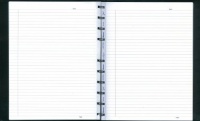Blueline MiracleBind Notebook, 9.25 x 7.25 Inches, Black, 150 Pages (AF9150.81) Blueline MiracleBind Notebook, 9.25 x 7.25 Inches, Black, 150 Pages (AF9150.81)