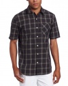 Volcom Men's Why Factor Plaid Short Sleeve Shirt