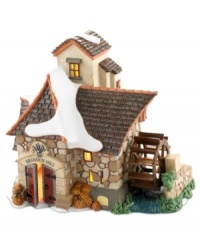 The door at Brandon Mill is always open for service. Crafted of hand-painted porcelain, this miller's cottage brings heartwarming tradition to your Dickens' Village from Department 56. The door at Brandon Mill is always open for service. Crafted of hand-painted porcelain, this miller's cottage brings heartwarming tradition to your Dickens' Village from Department 56.