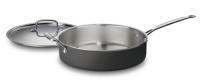 Cuisinart MCU33-30H MultiClad Unlimited Dishwasher-Safe 5-1/2-Quart Saute with Helper Handle & Cover Cuisinart MCU33-30H MultiClad Unlimited Dishwasher-Safe 5-1/2-Quart Saute with Helper Handle & Cover