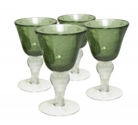 Artland Iris Wine, 8-Ounce, Sage, Set of 4 Artland Iris Wine, 8-Ounce, Sage, Set of 4
