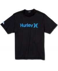When you're ready to hit the waves, toss on this graphic surf tee from Hurley. When you're ready to hit the waves, toss on this graphic surf tee from Hurley.
