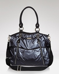 This chic, roomy satchel hides a practical secret: it's packed with on-the-go essentials for stylish mamas. By storsak. This chic, roomy satchel hides a practical secret: it's packed with on-the-go essentials for stylish mamas. By storsak.