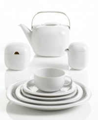 For diners who crave pure, modern design, Suomi White serveware is dreamy and graceful in bright white porcelain. With a soft round shape and generous glaze, this all-purpose bowl hosts side dishes, noodles and rice with artistic flair. For diners who crave pure, modern design, Suomi White serveware is dreamy and graceful in bright white porcelain. With a soft round shape and generous glaze, this all-purpose bowl hosts side dishes, noodles and rice with artistic flair.