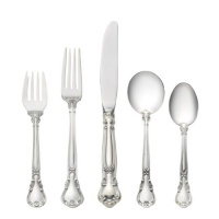 Gorham Chantilly 5-Piece Place Setting with Cream Soup Spoon Gorham Chantilly 5-Piece Place Setting with Cream Soup Spoon