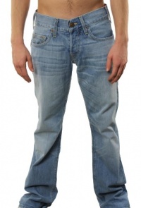 True Religion Men's Danny Snake Eyes Boot Cut Jeans Light Blue-34 X 33 True Religion Men's Danny Snake Eyes Boot Cut Jeans Light Blue-34 X 33