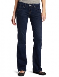 Levi's Juniors 528 Curvy Boot Cut Low Rise Jean, Denim Belief, 5 Medium Levi's Juniors 528 Curvy Boot Cut Low Rise Jean, Denim Belief, 5 Medium