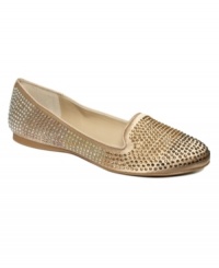 Start your day off on the right foot with INC International Concepts' rhinestone-embellished Gale smoking flats. Start your day off on the right foot with INC International Concepts' rhinestone-embellished Gale smoking flats.