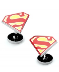 For your own Clark Kent, these cufflinks give you superhero style.