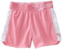 Puma - Kids Girls 2-6X Toddler Mesh Short, Pink, 2T Puma - Kids Girls 2-6X Toddler Mesh Short, Pink, 2T