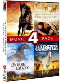 Horse Movie 4 Pack (Dark Horse, Father's Choice, Horse Crazy, Riding Tornado) Horse Movie 4 Pack (Dark Horse, Father's Choice, Horse Crazy, Riding Tornado)
