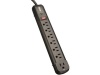 Tripp Lite TLP74RB Surge Protector Strip TL P74 RB 120V Right Angle 7 Outlet Black