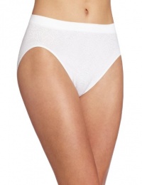Bali Women's Microfiber Damask Hi-Cut Panty Bali Women's Microfiber Damask Hi-Cut Panty