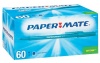 Paper Mate Write Bros. Stick Medium Tip Ballpoint Pens, 60 Blue Ink Pens (4621501)