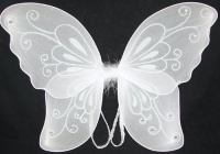 White Sparkling Fairy Costume Wings White Sparkling Fairy Costume Wings
