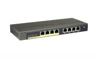 Netgear ProSafe Plus Switch, 8-Port Gigabit Ethernet with PoE (GS108PE) Netgear ProSafe Plus Switch, 8-Port Gigabit Ethernet with PoE (GS108PE)