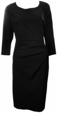 Calvin Klein Three Quarter Sleeve Dress Black 10 Calvin Klein Three Quarter Sleeve Dress Black 10