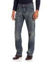 Lee Men's Dungarees Belted Belted Vintage Slim Straight Leg Jean