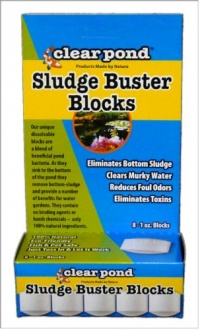 Clear Pond Sludge Buster Blocks, 8 1-Ounce Pack Clear Pond Sludge Buster Blocks, 8 1-Ounce Pack