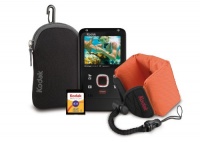 Kodak PlayFull Waterproof Video Camera Bundle (Includes Floating Wrist Strap, 4GB Memory Card, and Camera Case) - Black Bundle (2nd Generation) Kodak PlayFull Waterproof Video Camera Bundle (Includes Floating Wrist Strap, 4GB Memory Card, and Camera Case) - Black Bundle (2nd Generation)