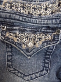 Miss Me Denim Jeans Womens Rhinestone Fleur Bootcut Med Wash JP6151B Miss Me Denim Jeans Womens Rhinestone Fleur Bootcut Med Wash JP6151B