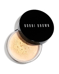 Same long-lasting, super-sheer powder now in a sleek, new sifter-style jar. This 100% oil-free and oil-absorbing formula sets concealer and foundation for a smooth, flawless finish. Perfect for oily skin or anyone looking for a lighter powder. Each shade boasts Bobbi's unique yellow base and a touch of vitamin E to create the most natural look that wears comfortably too. Now available in a range of 10 shades. Same long-lasting, super-sheer powder now in a sleek, new sifter-style jar. This 100% oil-free and oil-absorbing formula sets concealer and foundation for a smooth, flawless finish. Perfect for oily skin or anyone looking for a lighter powder. Each shade boasts Bobbi's unique yellow base and a touch of vitamin E to create the most natural look that wears comfortably too. Now available in a range of 10 shades.